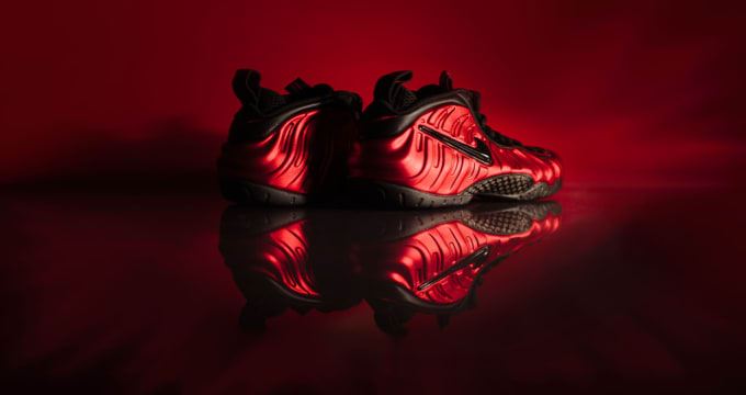 nike foamposite pro red