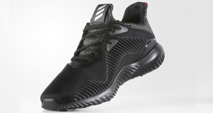 alphabounce adidas black