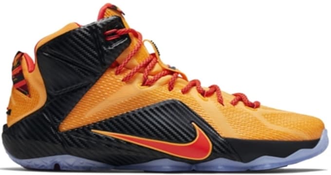 lebron 12 laser orange