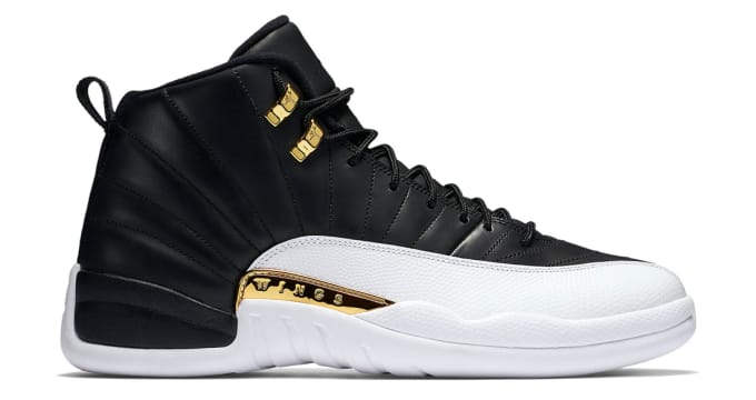 black white jordan 12