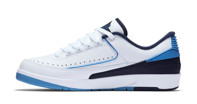 jordan retro 2 white university blue