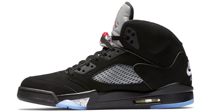 jordan 5s metallic silver