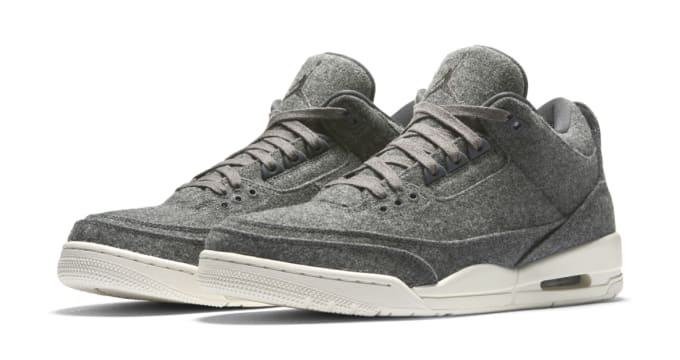 wool jordan 3s