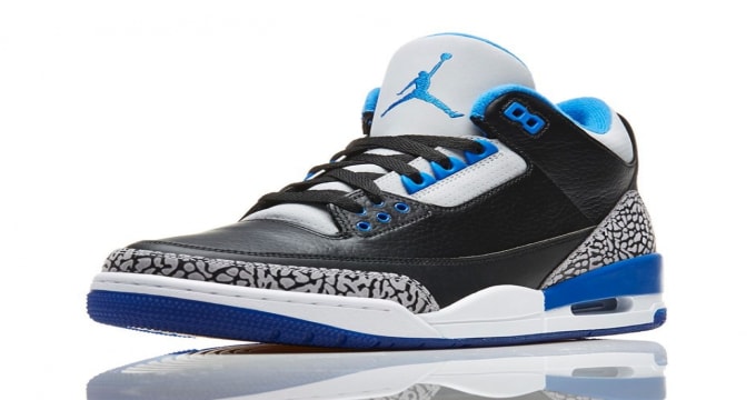 jordan 3s blue and black