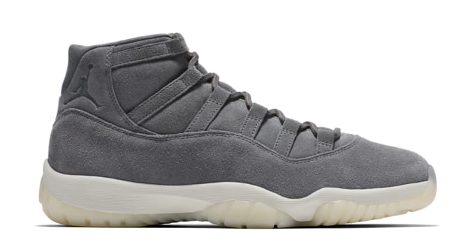 jordan 11 gray suede