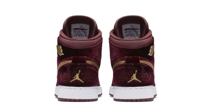 burgundy velvet jordan 1