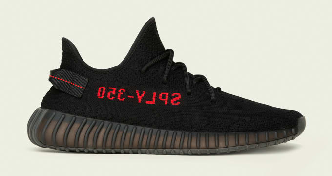 yeezy boost 350 v2 black red price