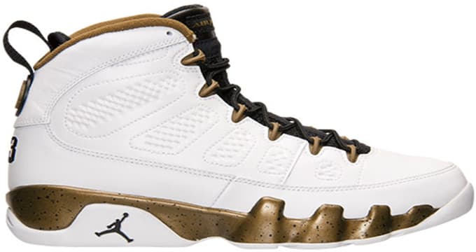 Air Jordan 9 Retro White/Black-Militia 