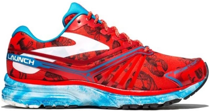 brooks launch 5 red white blue