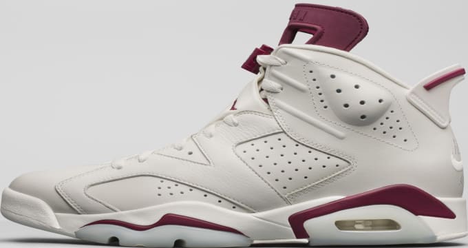 burgundy 6s jordans