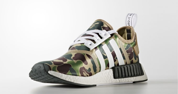 adidas NMD x BAPE "Olive" | Adidas Release Sneaker Prices & Collaborations