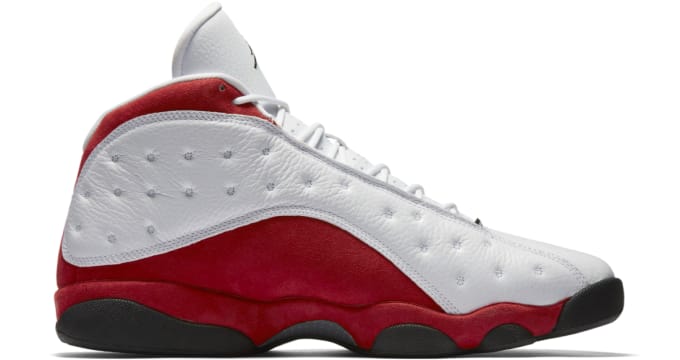 air jordan retro 13 white and red