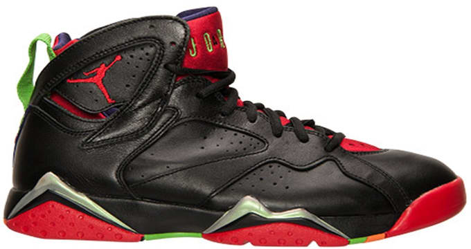 black red and green jordans