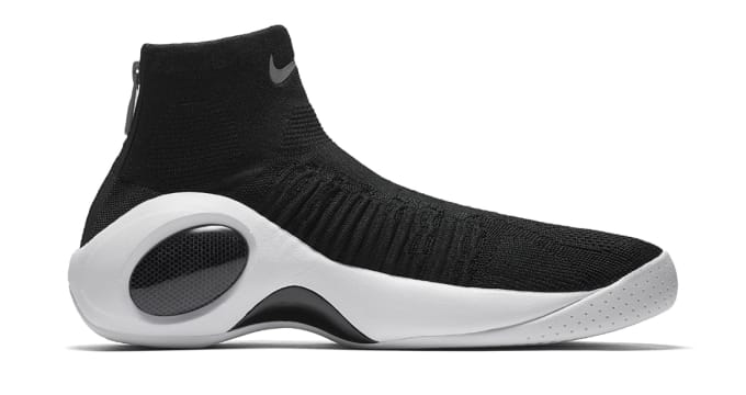 nike flight bonafide black and white