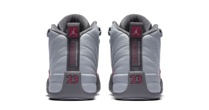 jordan 12 vivid pink wolf grey