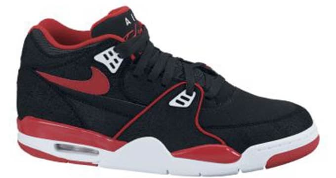 nike flight 89 black red