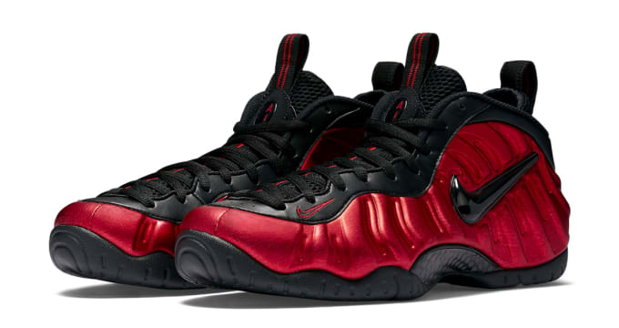 red black foamposite pro