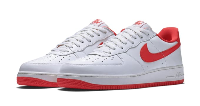 red sole air force 1