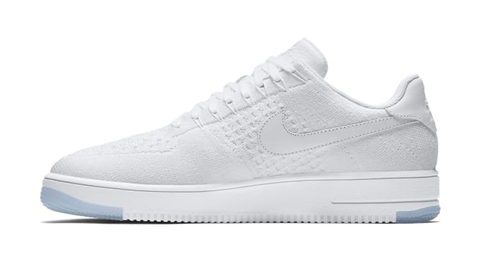 nike air force 1 flyknit low white