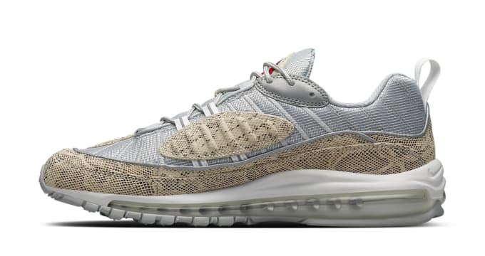 supreme x air max 98 snakeskin