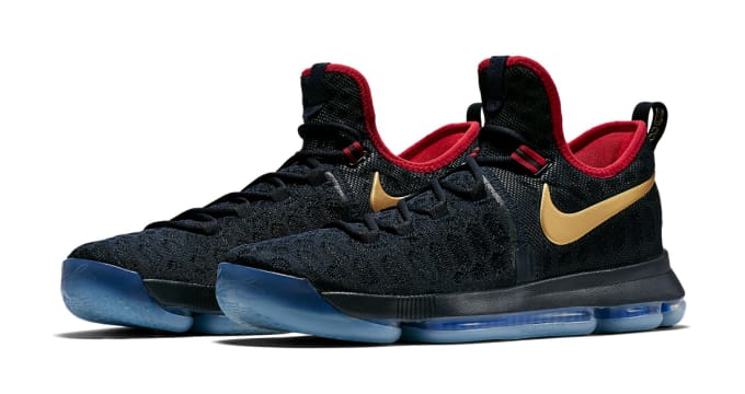 kd 9 elite black and gold