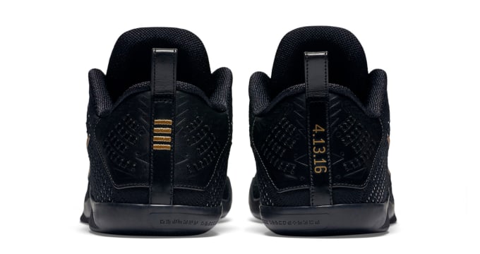 kobe 11 elite low black and gold