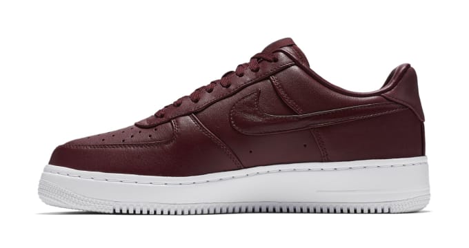 maroon and white air force 1