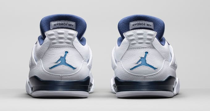 Air Jordan 4 Retro Ls White Legend Blue Midnight Navy Jordan Release Dates Sneaker Calendar Prices Collaborations
