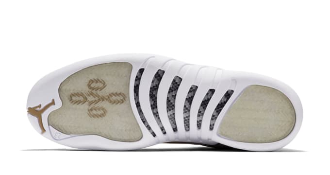 retro 12 ovo white and gold