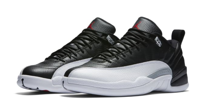 jordan 12 black low