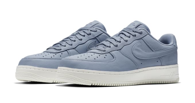 nike air force 1 blue and grey
