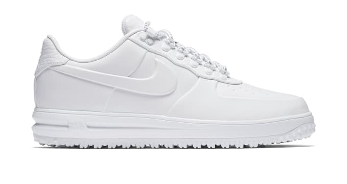 air force 1 duckboot low white