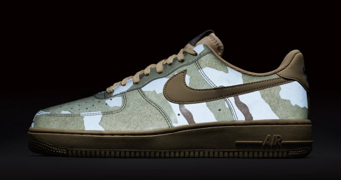 air force 1 low reflective woodland camo