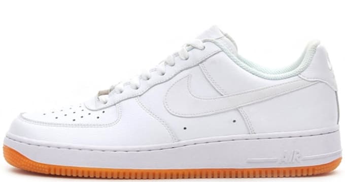 nike air force 1 with gum bottoms