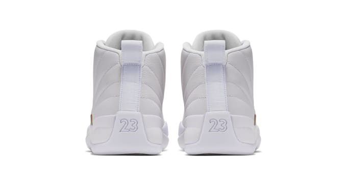 jordans 12 ovo white and gold