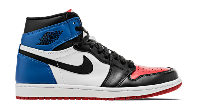 jordan 1 red blue black white