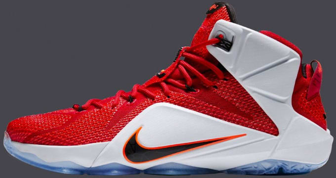 lebron 12 red white blue
