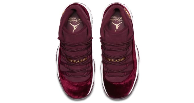 air jordan 11 heiress red velvet