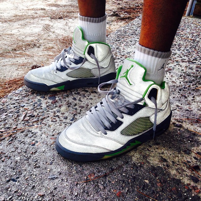 retro 5 green bean