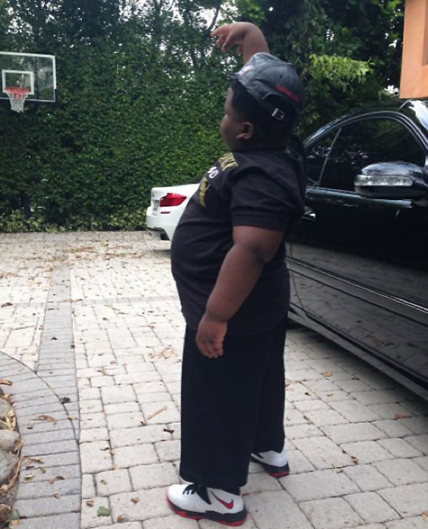 TerRio wearing Nike Zoom Soldier 7 GS