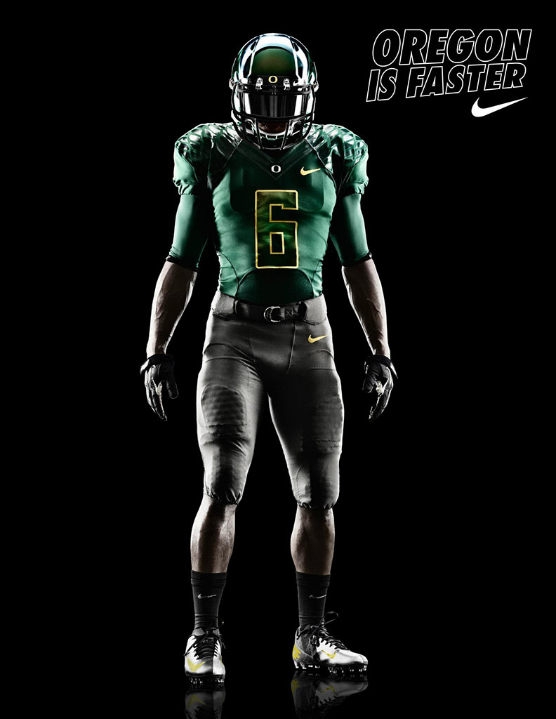 Oregon Ducks Nike Pro Combat Uniform vs. Tennessee Tech (3)