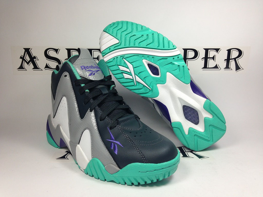 Reebok Kamikaze 2 GS - Navy/Grey-Teal (6)