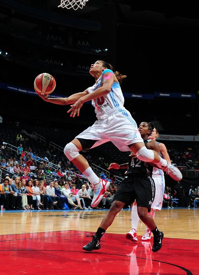 Lindsey Harding wearing Nike Kobe VI PE