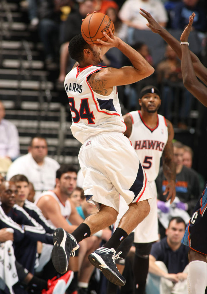 Devin Harris wearing adidas Crazy Shadow