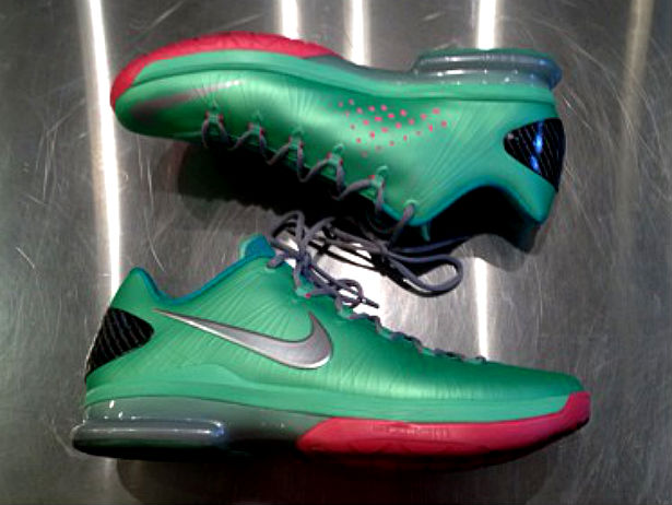 Nike KD V Elite Green Pink (2)