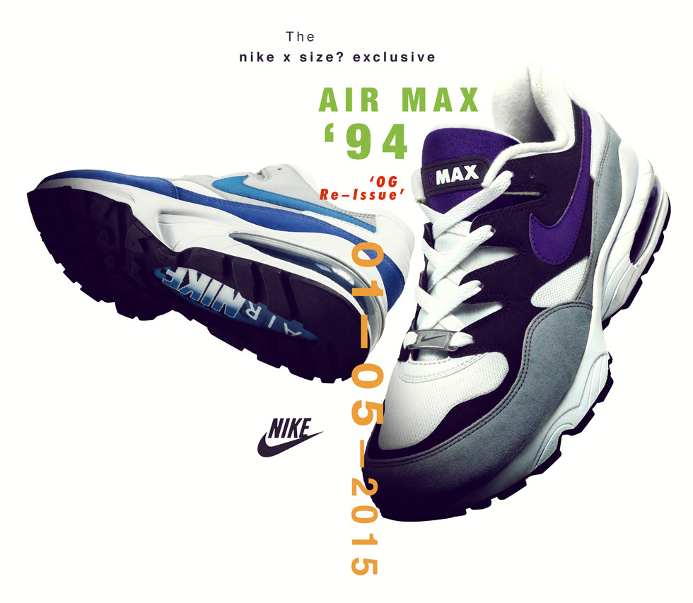 nike air max 94 hombre azul