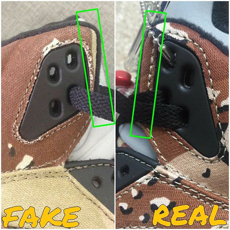 Zeehaven in tegenstelling tot vervoer How To Tell If Your 'Camo' Supreme Air Jordan 5s Are Real or Fake | Sole  Collector