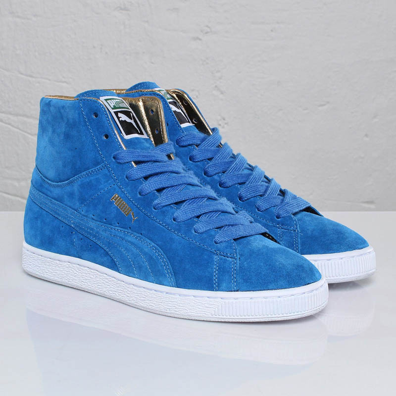 PUMA "The List" Suede Mid & Basket - Gold Classic Pack