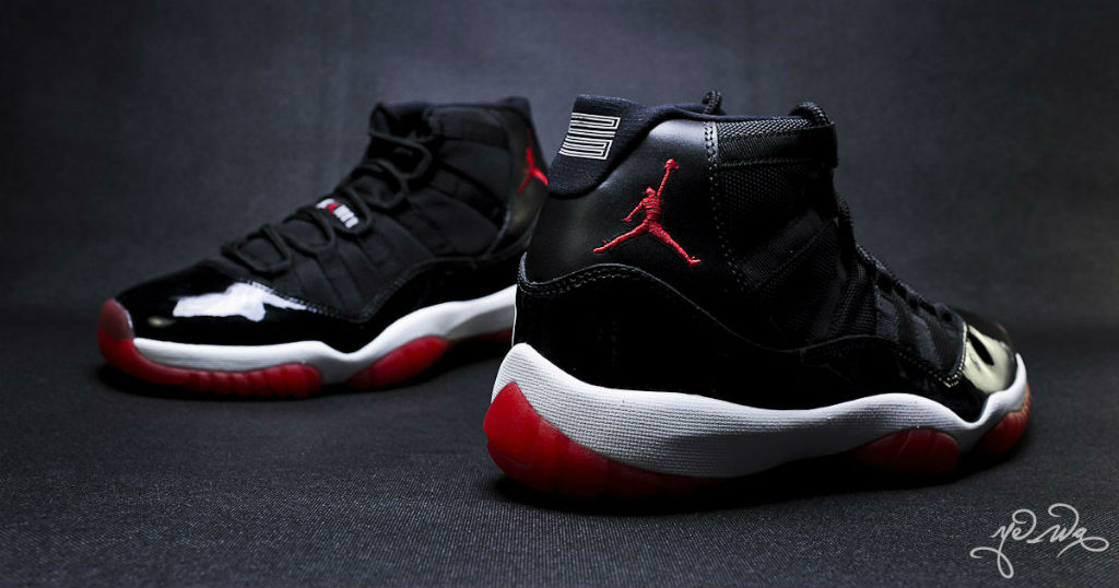 Jordan 11 outlet black n red