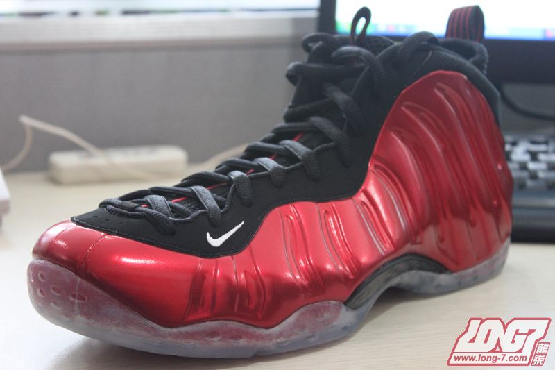 nike air foamposite one red